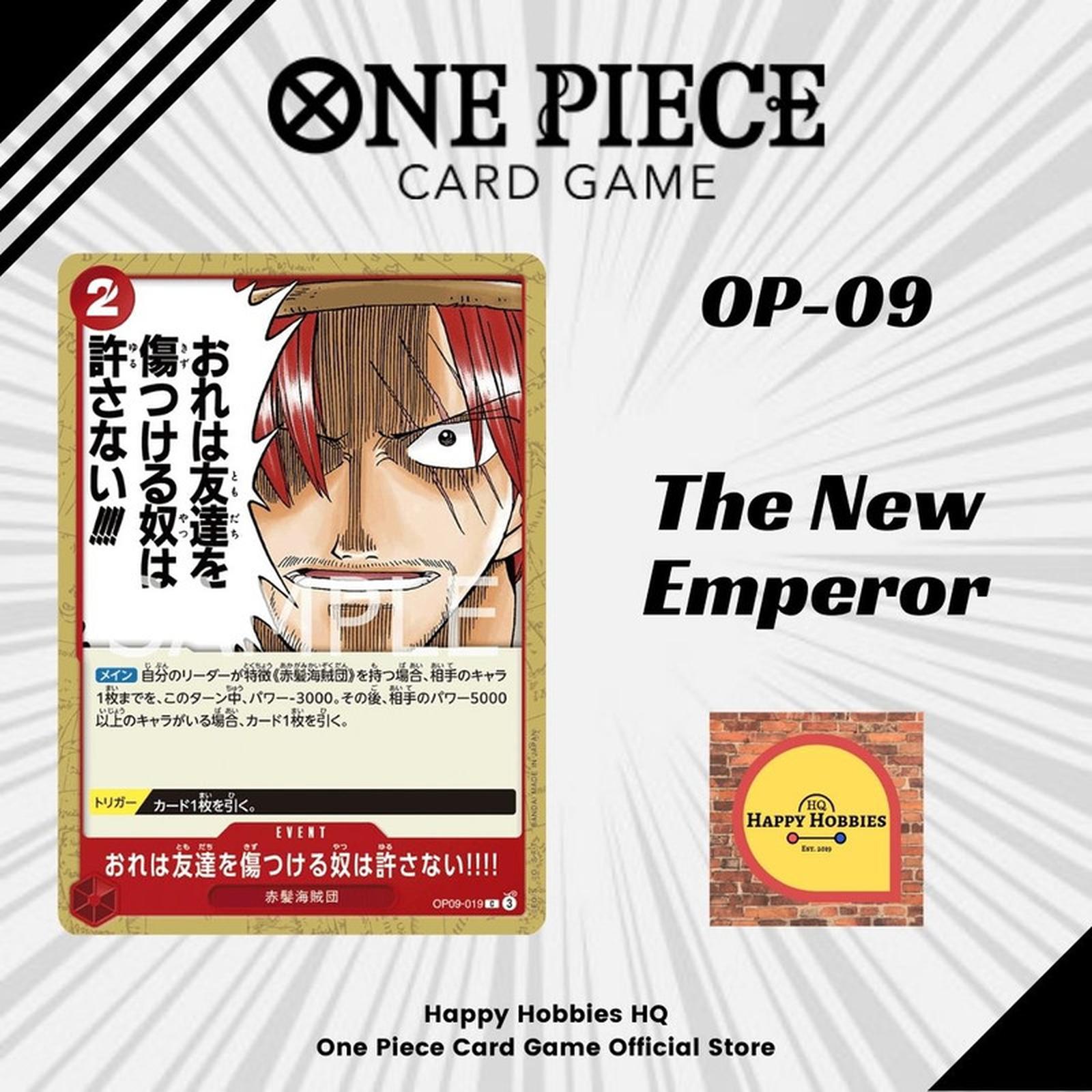 One Piece Card Game OP09-019 Nobody Hurts a Friend of Mine!!!! C