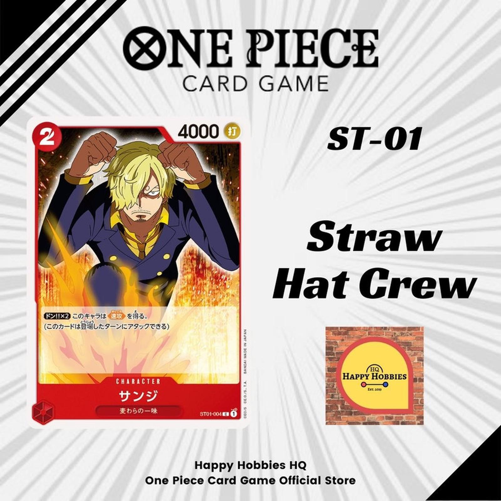 One Piece Card Game ST01-004 Sanji C