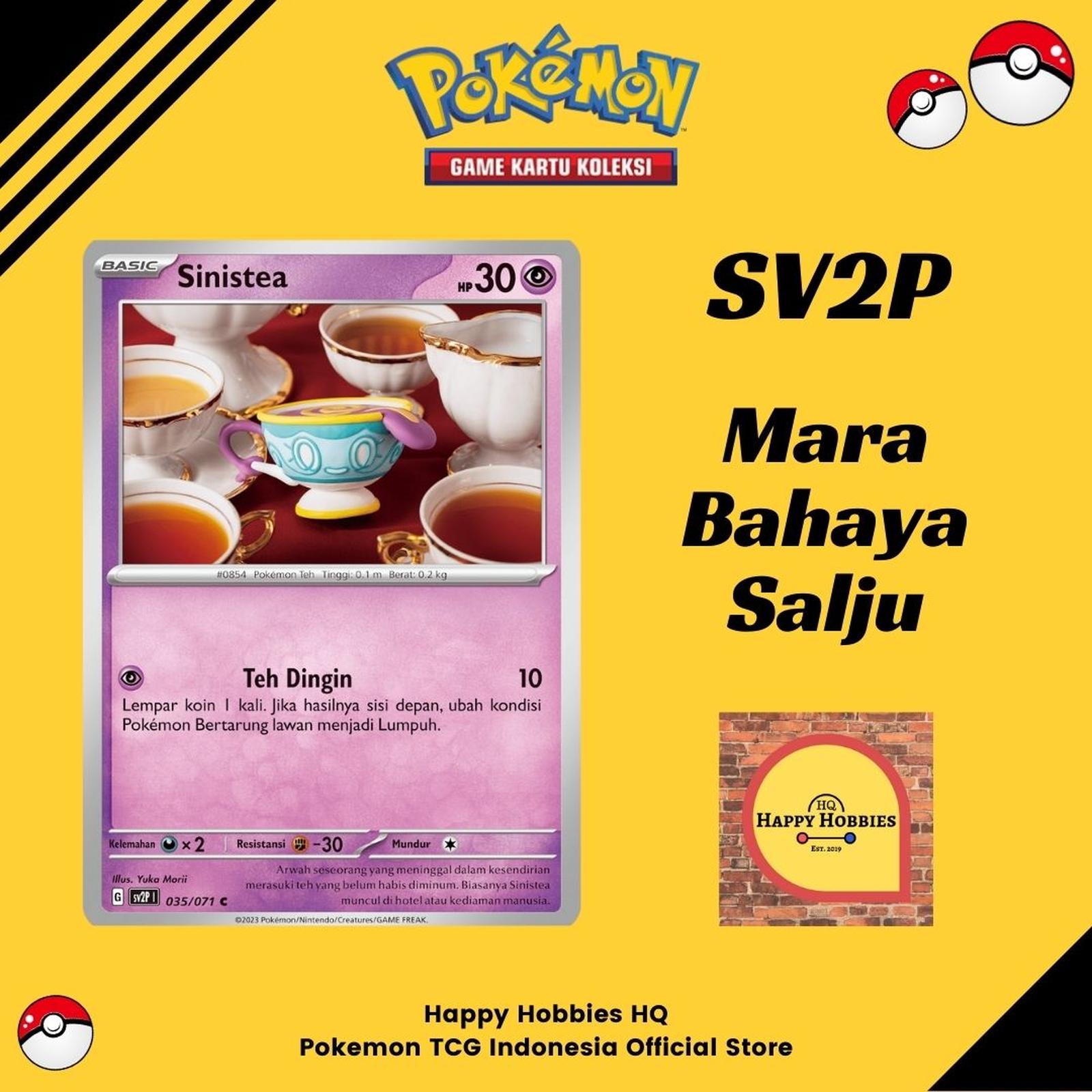 Pokemon TCG Indonesia SV2P 035/071 Sinistea C