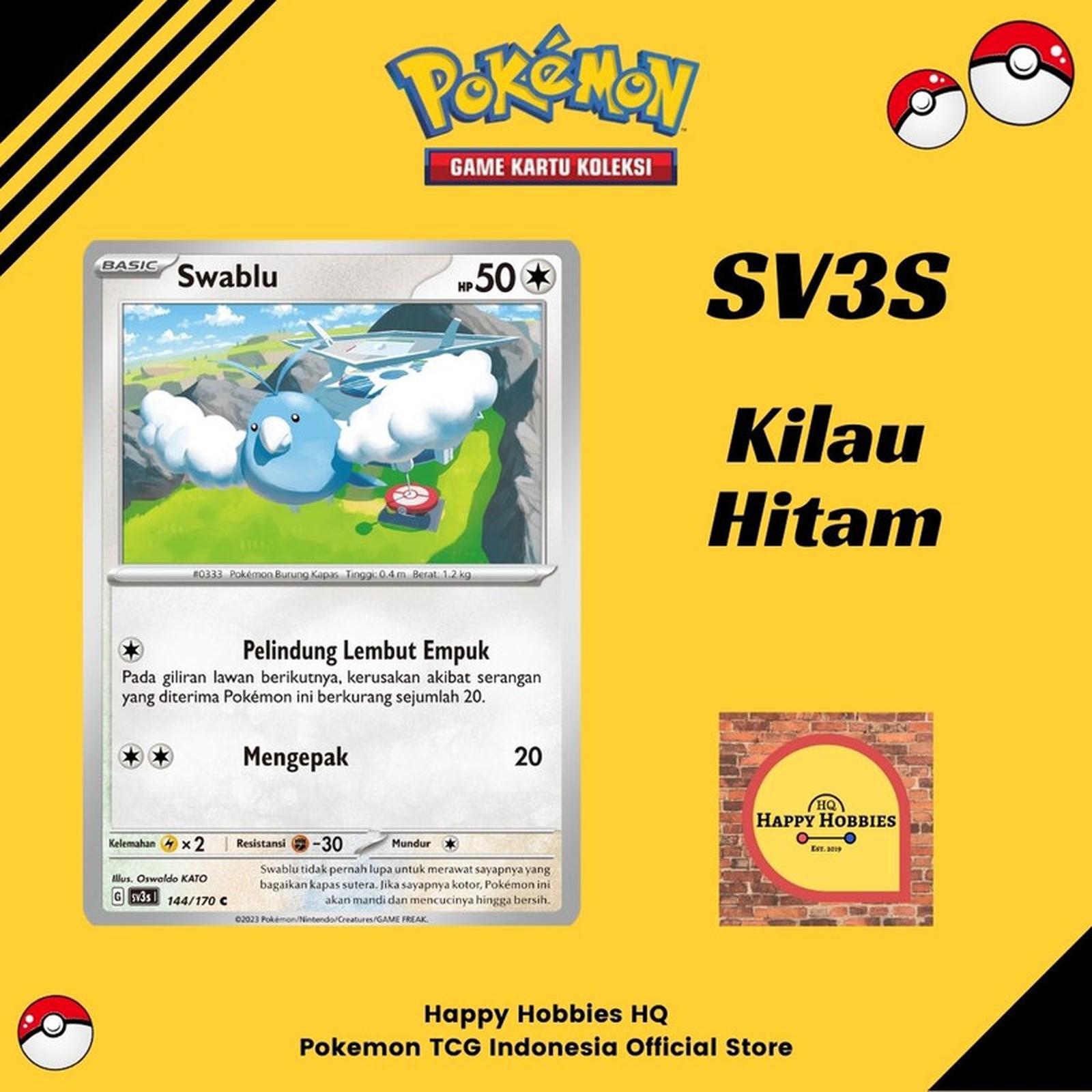 Pokemon TCG Indonesia SV3S 144/170 Swablu